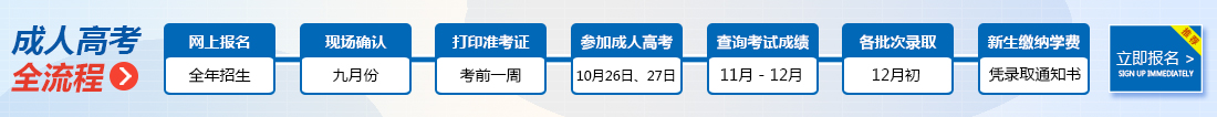 日照成人高考报名流程